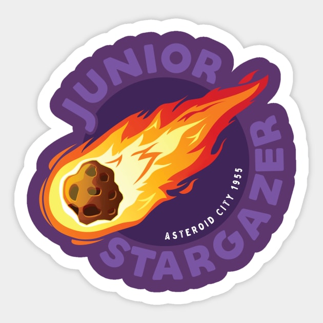 Junior Stargazer Sticker by MindsparkCreative